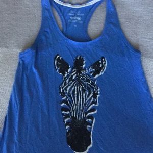 Threads for thought blue tank